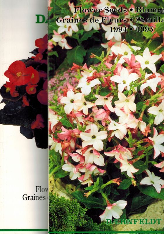 Daehnfeldt  Flower Seeds Blumsensamen Graines de Fleurs 1994 / 1995 (Katalog) und 