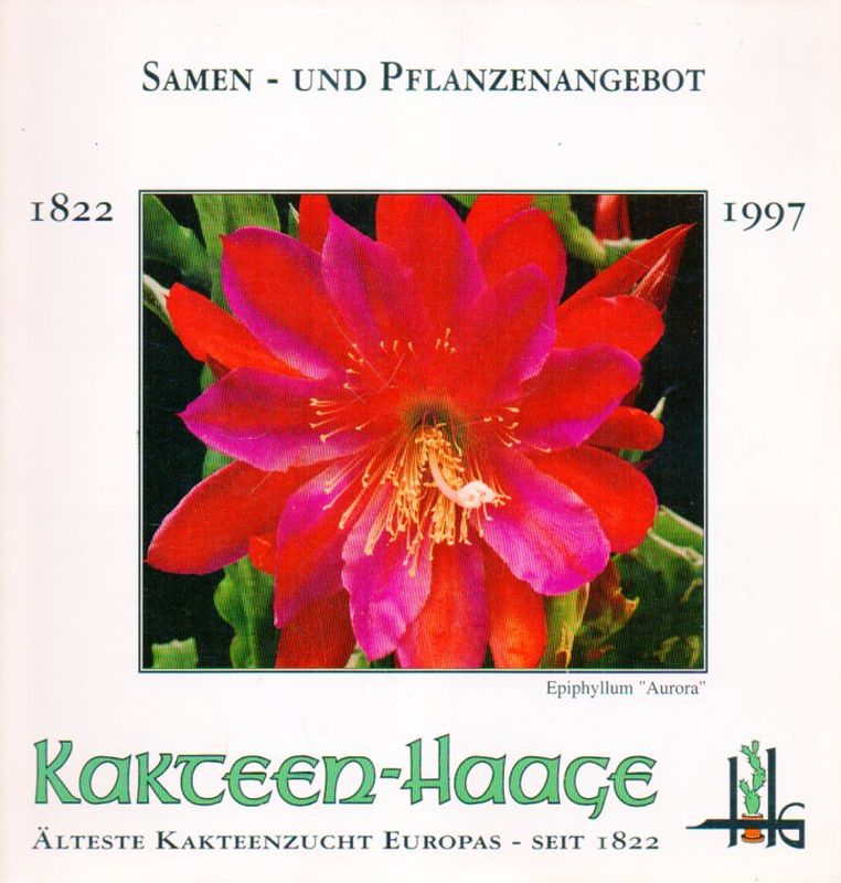 Kakteen-Haage  Samen- und Pflanzenangebot 1997 