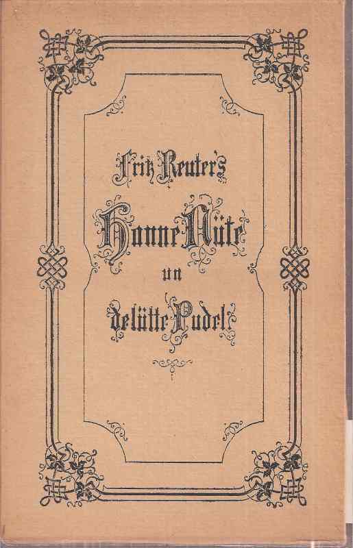 Reuter,Fritz  Hanne Nüte un de lütte Pudel 