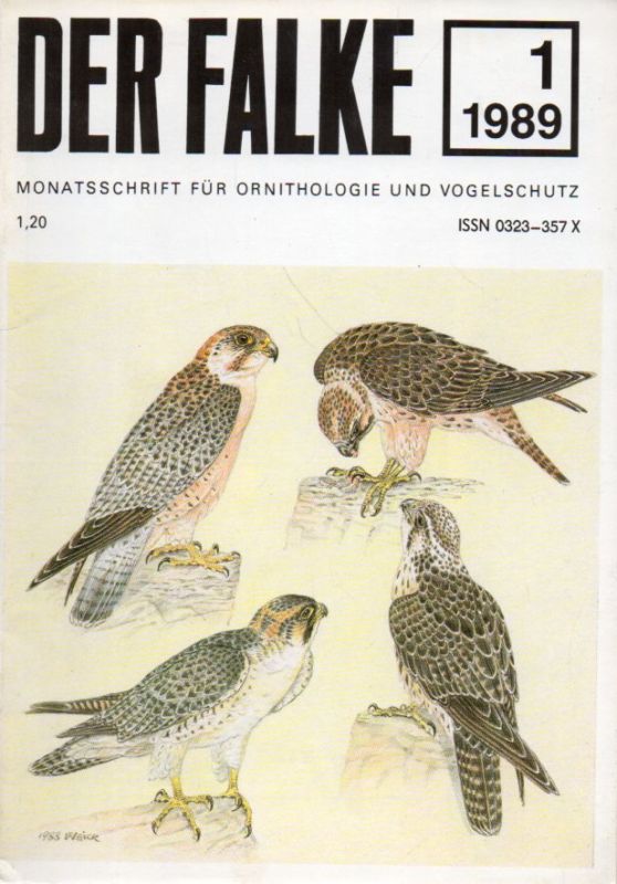 Der Falke  Der Falke 36.Jahrgang 1989 Heft 1 und 2 (2 Hefte) 