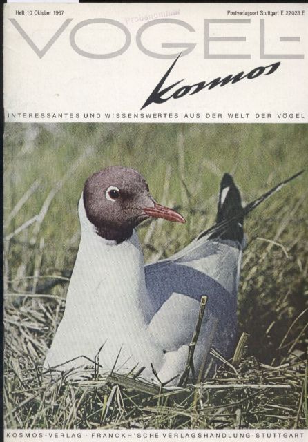 Vogelkosmos  Vogelkosmos 4.Jahrgang 1967. Heft 10 