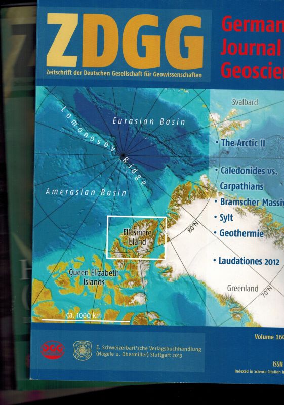 Deutsche Gesellschaft für Geowissenschaften  ZDGG Volume 164, 2013 Hefte 1-4 (4 Hefte)  Zeitschrift der Deutschen 