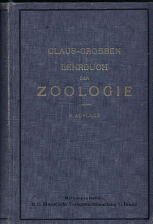 Claus-Grobben  Lehrbuch der Zoologie 