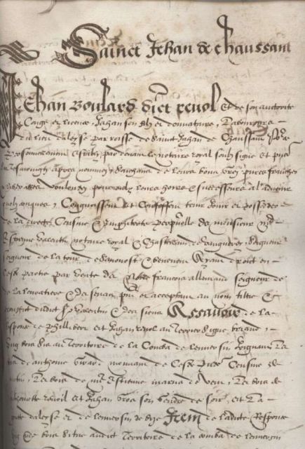 Handschrift,französisch  Briefe in fanzösisch mit Tinte in Schönschrift geschrieben 