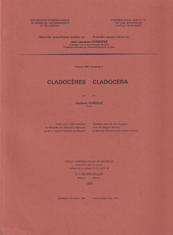 Korinek,Vladimir  Cladoceres   Cladocera 