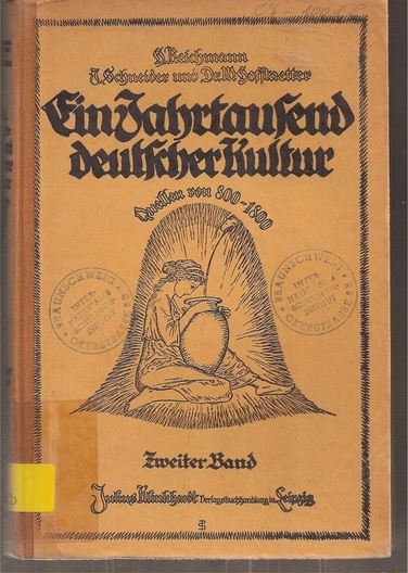 Reichmann,H.+J.Schneider+W.Hofstaetter  Die innere Stellung zur Kultur 