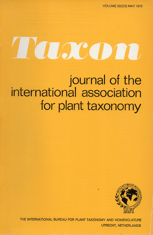 Taxon  Taxon Volume 22 (2/3) May 1973 