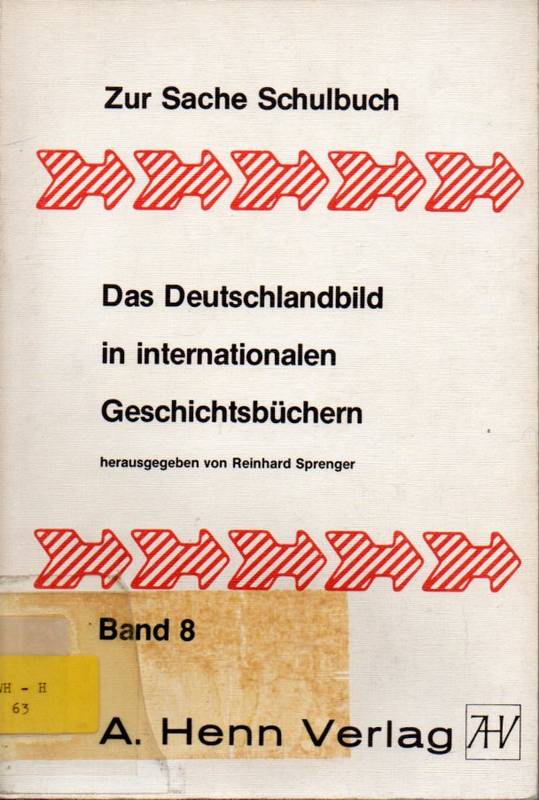 Sprenger,Reinhard (Hsg.)  Das Deutschlandbild in internationalen Geschichtsbüchern 