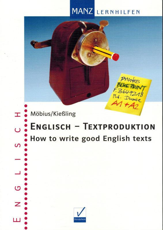 Möbius,Volker und Stephanie Kießling  Englisch - Textproduktion 