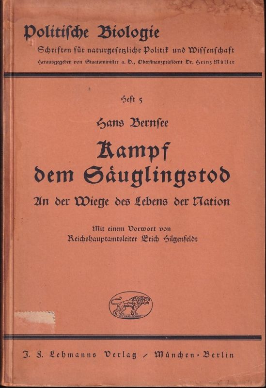 Bernsee,Hans  Kampf dem Säuglingstod 