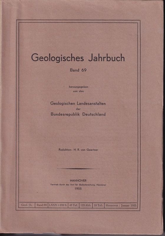 Geologisches Jahrbuch  Geologisches Jahrbuch Band 69 