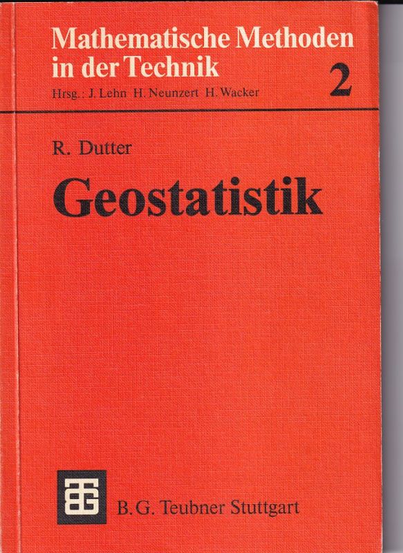 Dutter,Rudolf  Geostatistik 