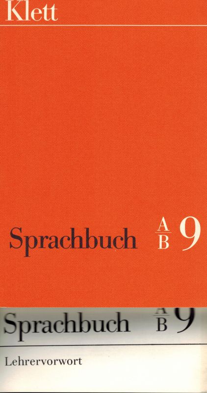 Beilhardt,K.und A.Kampe und H.Kölln u.a.  Sprachbuch 9.Schuljahr A / B-Ausgabe für Gymnasien, Realschulen und 