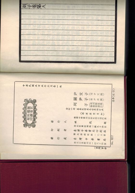 Chinesisches Werk  Buch in chinesischer Sprache 