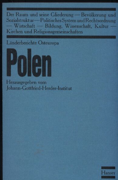 Johann-Gottfried-Herder-Institut (Hsg.)  Polen 