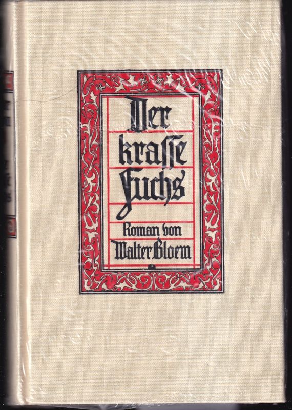 Bloem,Walter  Der krasse Fuchs 