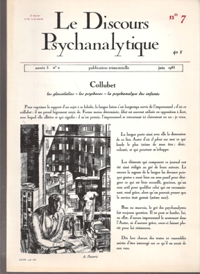Le Discours Psychanalytique  annee 3, no.2, publication trimestrielle, juin 1983 