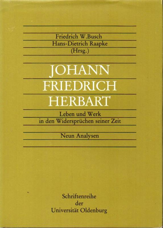 Busch,Friedrich W. und Hans-Dietricht Raapke  Johann Friedrich Herbart 