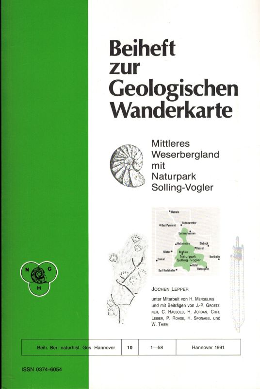 Lepper,Jochen  Mittleres Weserbergland mit Naturpark Solling-Vogler 