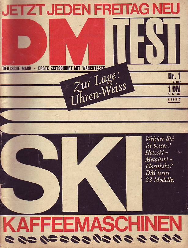 DM Deutsche Mark  3.Jahr 1963, Heft Nr. 1 