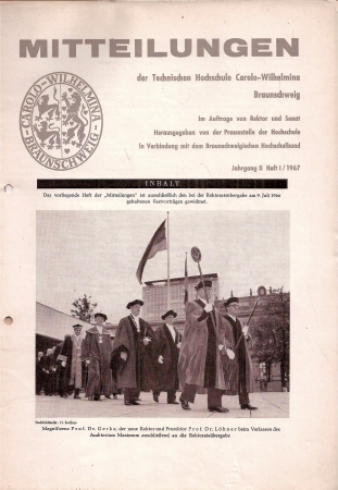 Braunschweigischer Hochschulbund  Jahrgang II, Heft 1 bis 3, 1967 (3 Hefte) 