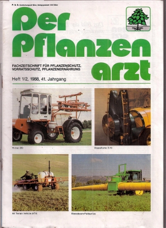 Der Pflanzenarzt  Der Pflanzenarzt 41.Jahrgang Heft 1/2 bis 11/12 (8 Hefte) 