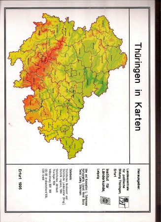 Institut für Länderkunde Leipzig  Thüringen in Karten 