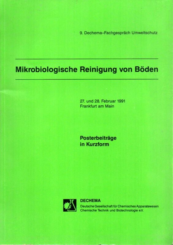 Dechema e.V.  Mikrobiologische Reinigung von Böden 