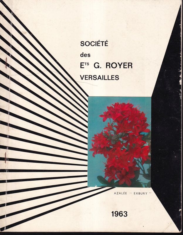 Royer,G.  Catalogue Professionel Septembre-Octobre 1963 