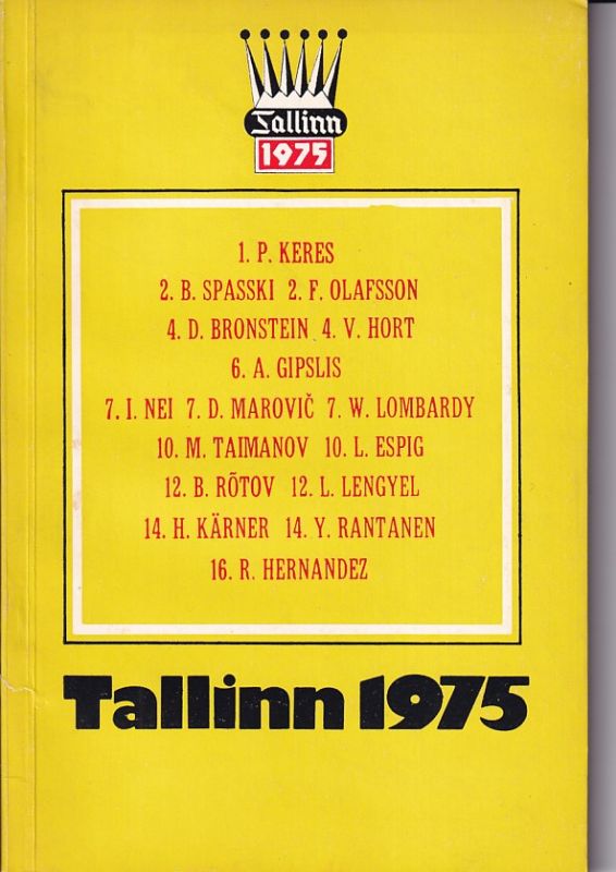 Randviir J.  Schachturnierberichte (Talinn 1975) 