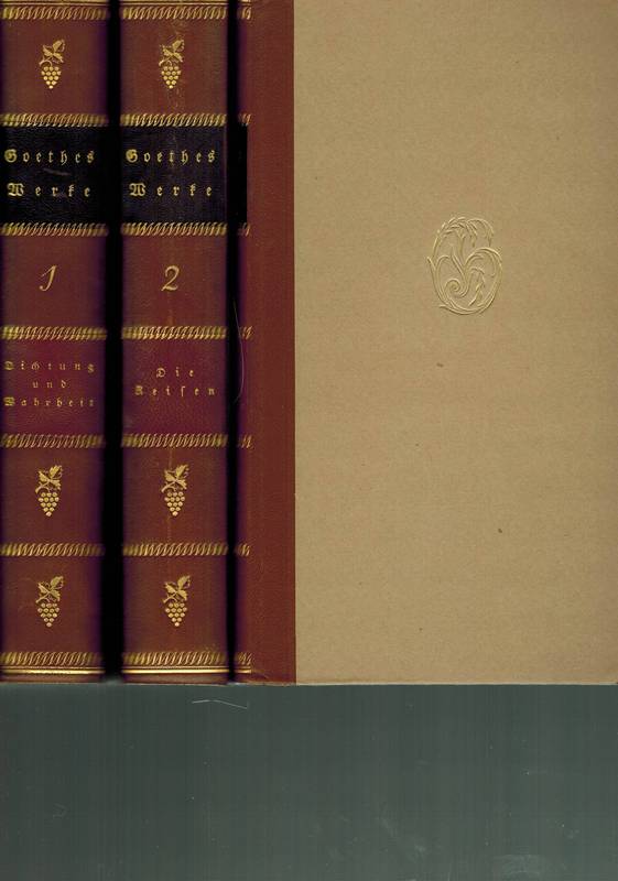Goethe,Johann Wolfgang von  Goethe Werke Sanssouci-Ausgabe Erster bis Zehnter Band (10 Bände) 