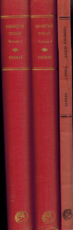 Geerts,S.J. (Editor)  Genetics Today Volume 1, 2 and 3 (3 Bände) 