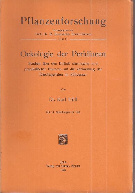 Höll,Karl  Oekologie der Peridineen 