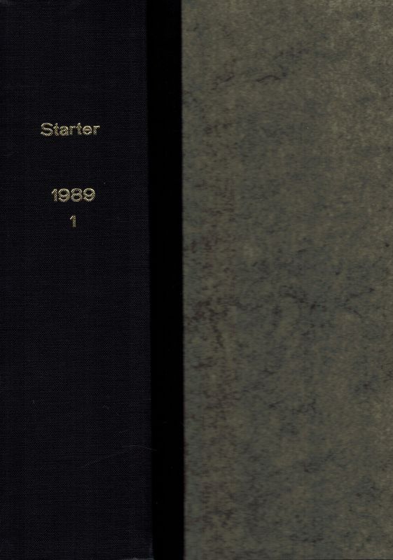 Starter  Starter 43. Jahrgang 1989 Band 1 und 2 Hefte Nr. 1 bis 107 (2 Bände) 