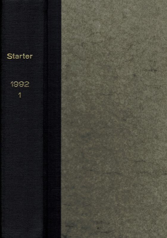 Starter  Starter Jahrgang 1992 Band 1 bis 3 Hefte 1 bis 108 (3 Bände) 
