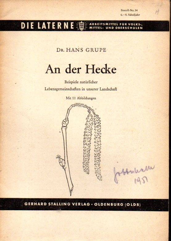 Gruppe,Hans  An der Hecke 