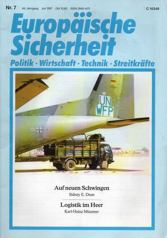 Europäische Sicherheit  Europäische Sicherheit 46.Jahrgang 1997 Heft 7 