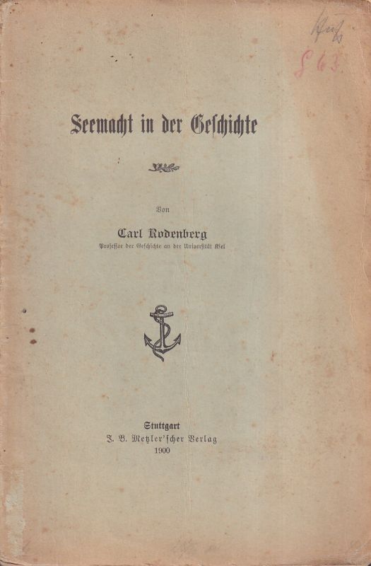 Rodenberg,Carl  Seemacht in der Geschichte 