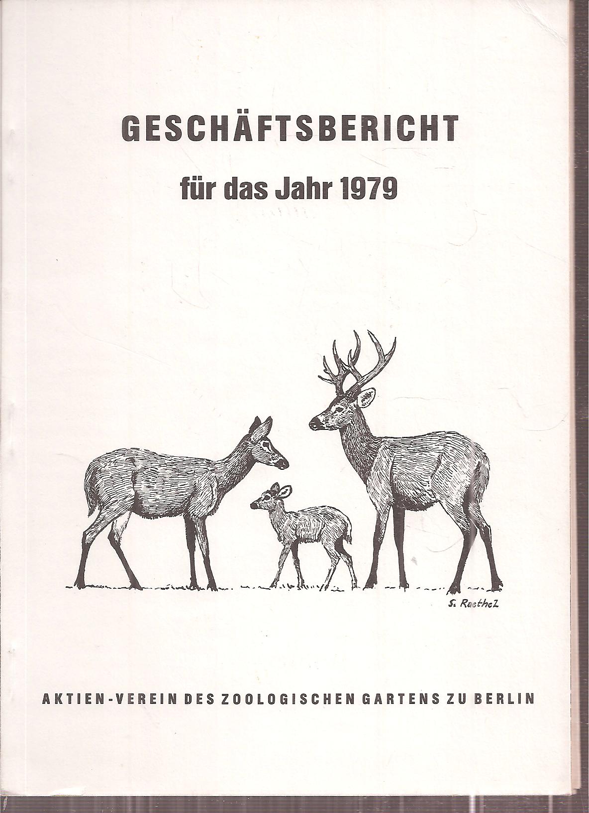 Berlin-Zoo  Geschäftsbericht für das Jahr 1979 