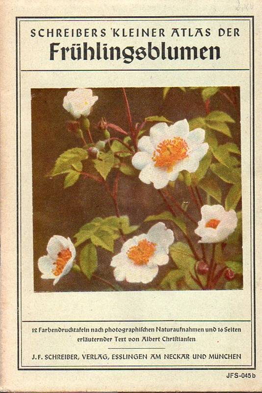 Schreiber,J.F.  Schreibers kleiner Atlas der Flühlingsblumen 