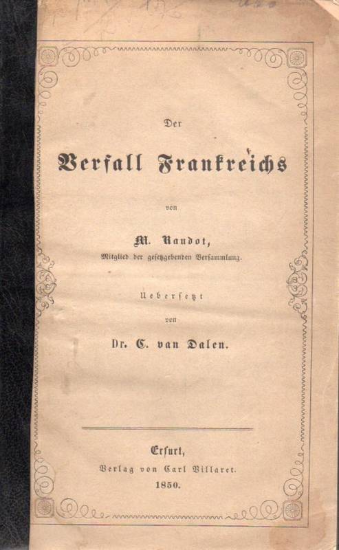 Raudot,M.  Der Verfall Frankreichs 