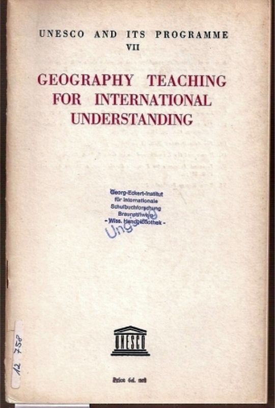 Unesco  Geography Teaching for international Understanding 