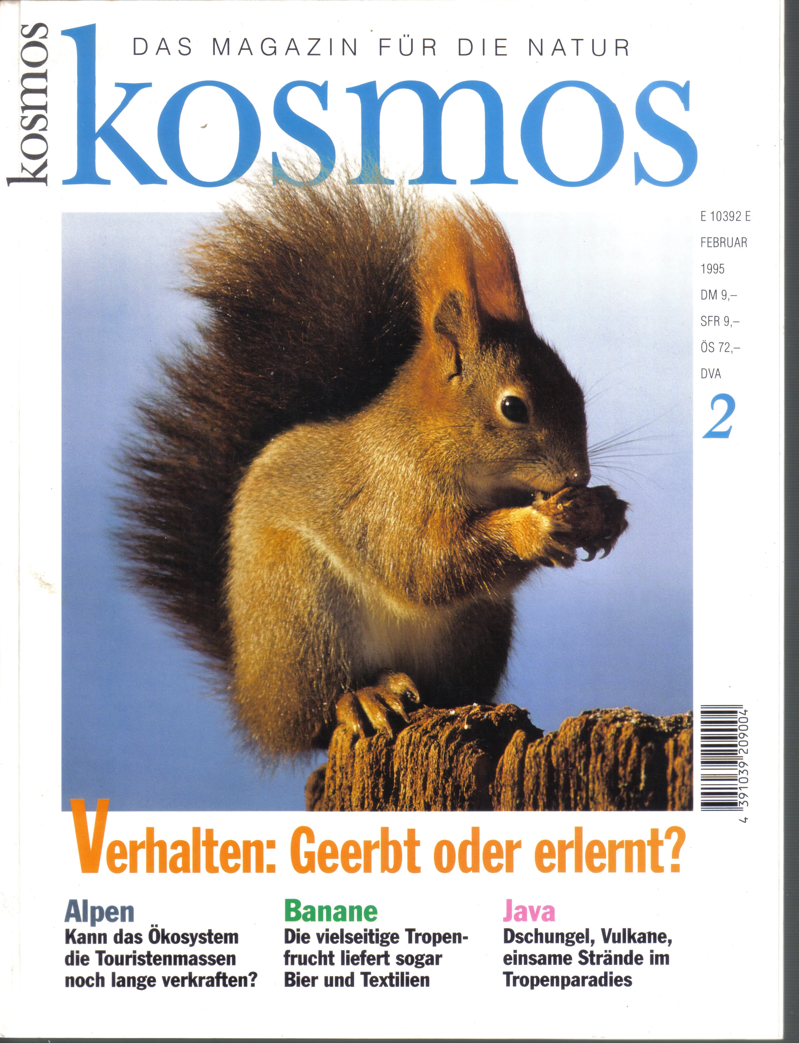 Kosmos  Kosmos 91. Jahrgang 1995 Hefte 1 bis 12 (12 Hefte) 
