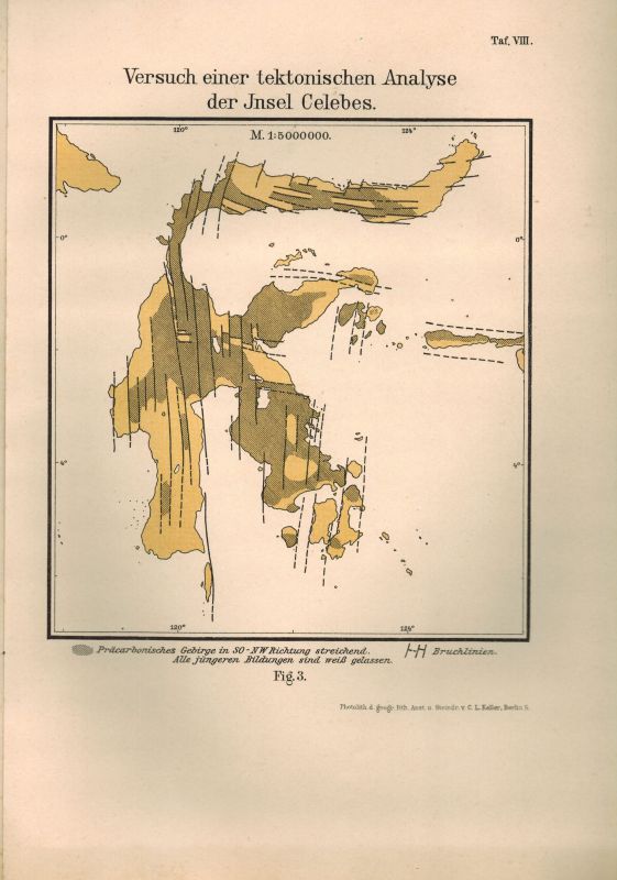 Ahlburg,Johannes  Versuch einer Geologischen Darstellung der Insel Celebes 