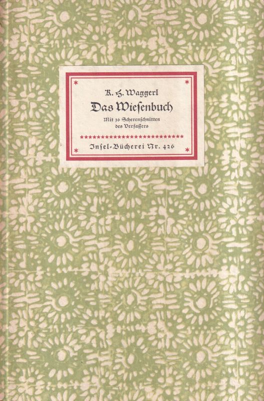 Waggerl,Karl Heinrich  Das Wiesenbuch 