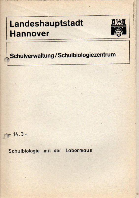 Schulbiologiezentrum Hannover  Schulbiologie mit der Labormaus 