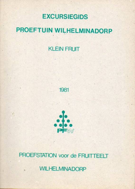 Fruit,Klein  Excursiegids preftuin wilhelminadorp 