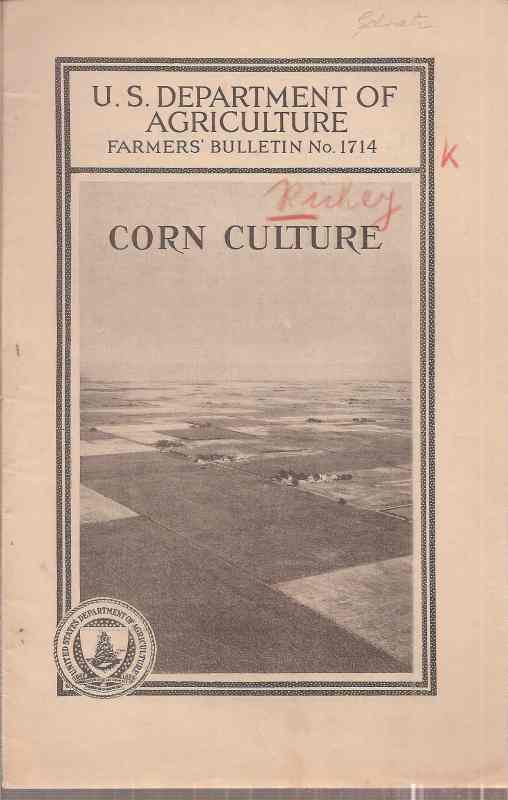 Richey,Frederick D.  Corn Culture 
