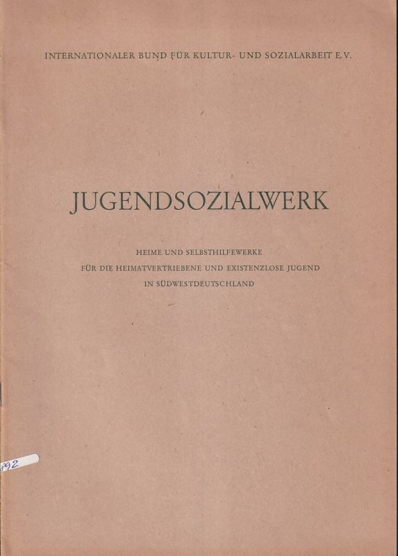 Internationaler Bund für Kultur- und Sozialarbeit  Jugensozialwerk 