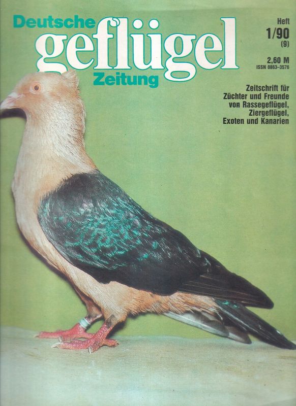 Deutsche geflügel Zeitung  Deutsche geflügel Zeitung 1990 Hefte 1, 3 und 4 (3 Hefte) 